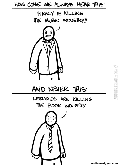 The+music+industry+vs.+The+book+industry.
