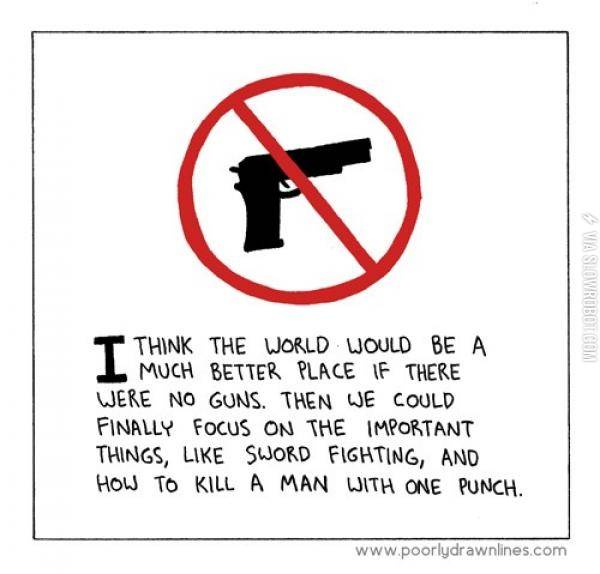 A+world+with+no+guns.