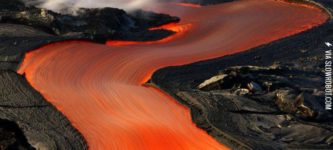 Lava+river+in+Hawaii.