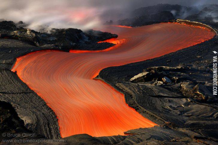 Lava+river+in+Hawaii.