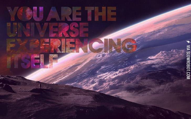 You+are+the+universe+experiencing+itself.