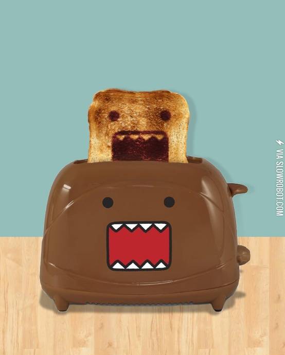 Domo-kun+toast.
