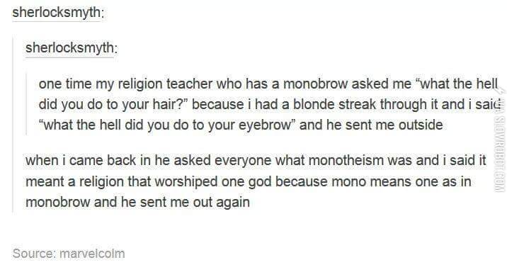 Monobrow