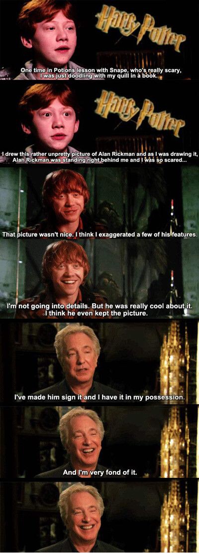 Rupert+Grint+and+Alan+Rickman