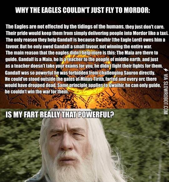 Why+the+eagles+couldn%26%238217%3Bt+just+fly+to+Mordor.