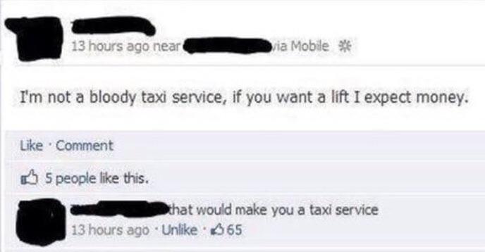 Not+a+taxi+service