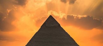 Pyramid+Sunset