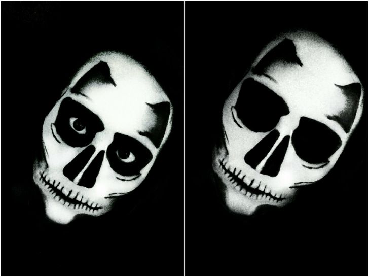 Just+some+Skull+makeup+my+friend+did