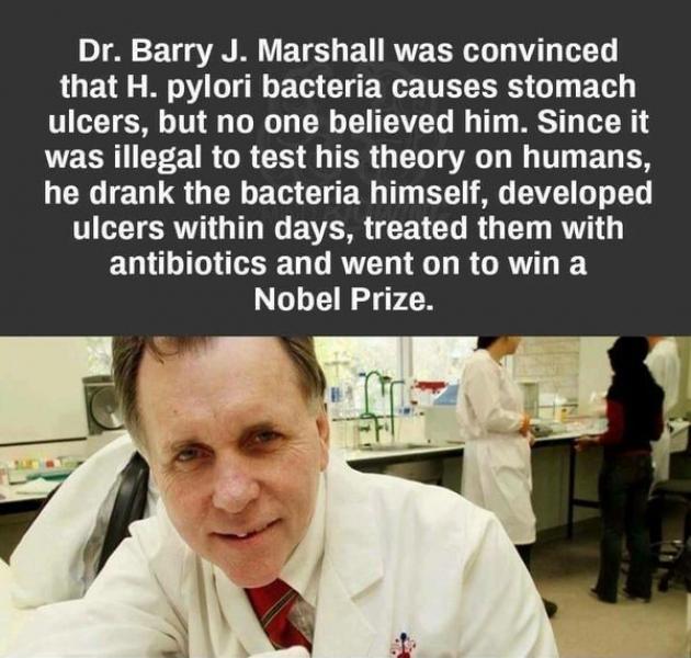 Dr.+Barry+Marshall%2C+incredible+way+to+win+a+Nobel+Prize