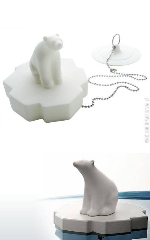 Polar+bear+bathtub+drain+plug.