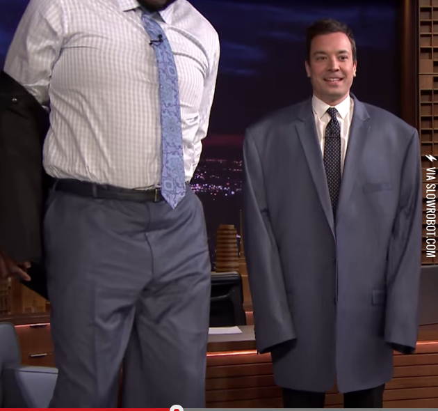 Jimmy+Fallon+Wearing+Shaq%26%238217%3Bs+Suit+Jacket