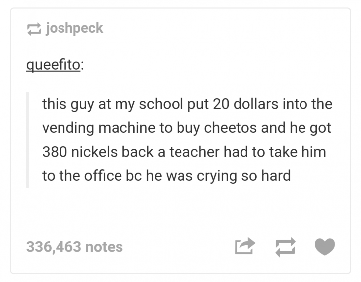 20+dollars+into+the+vending+machine