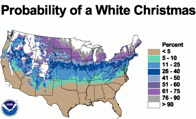 Probability+of+a+white+Christmas.