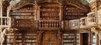Library+of+the+Abbey+in+Waldsassen%2C+Bavaria%2C+Germany.