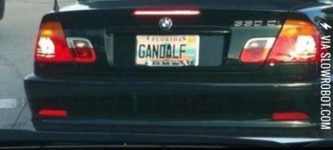 Gandalf+license+plate.