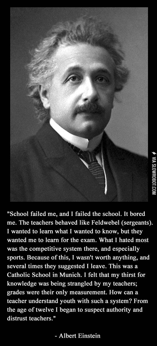 Einstein+on+school.