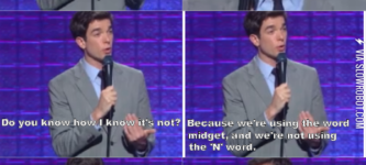 John+Mulaney+explains+which+word+is+worse