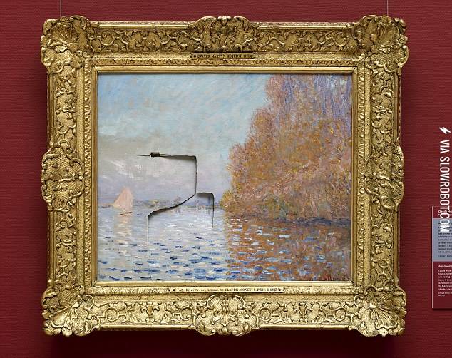 An+%248+million+Monet+painting+after+a+man+punched+it