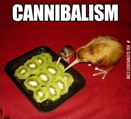 Cannibalism.