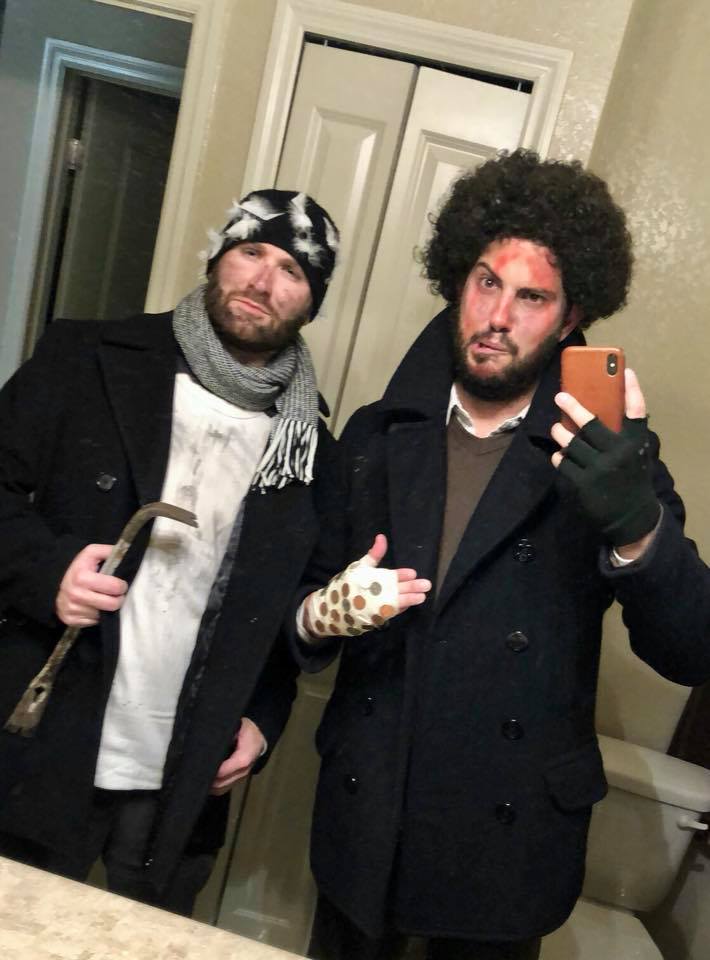 Marv+and+Harry+from+Home+Alone+for+a+Holiday+Christmas+party.