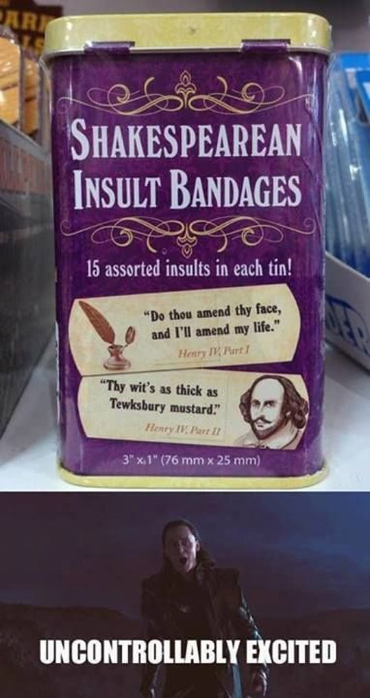 Shakespearean+Bandages
