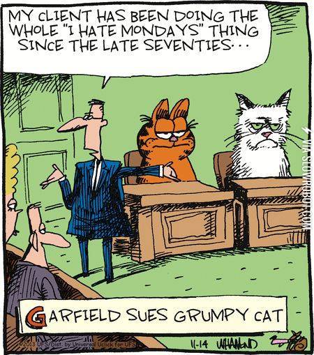 Garfield+sues+Grumpy+Cat.