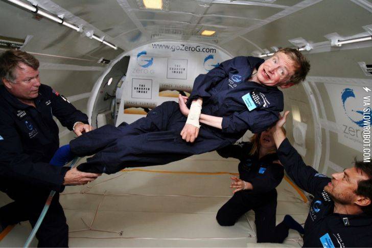 A+very+happy+Stephen+Hawking