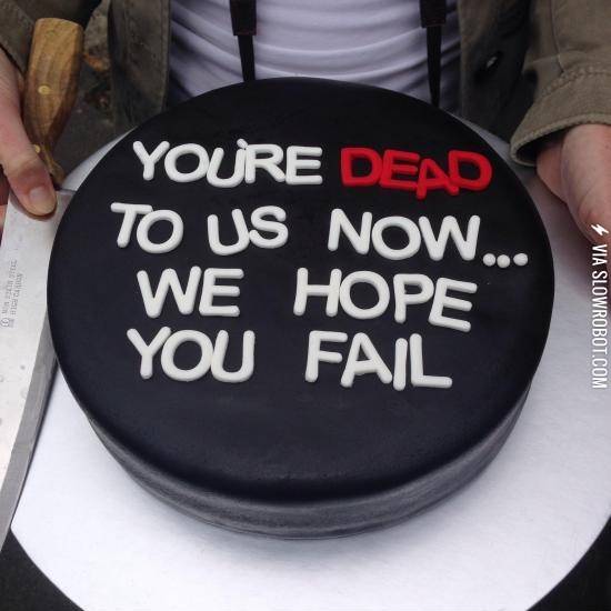 The+cake+I+got+when+I+quit+my+job.