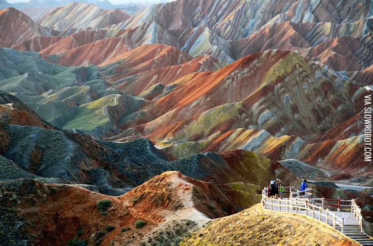 Danxia+Landform+in+Zhangye%2C+China.