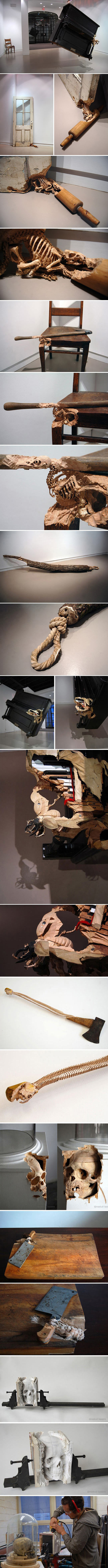 Spectacular+Sculptural+Wood+Carving+Work