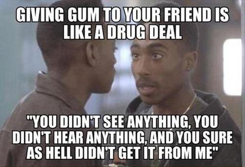 Giving+gum+to+your+friend
