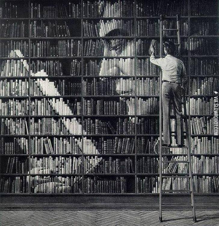 Bookshelf+art.