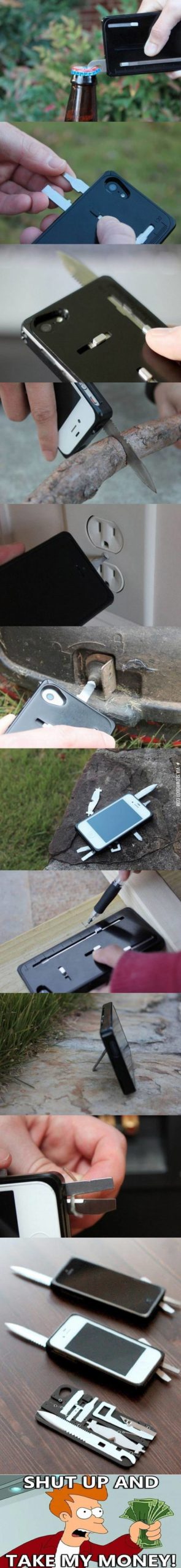 A+multi-tool+case+for+your+iPhone.