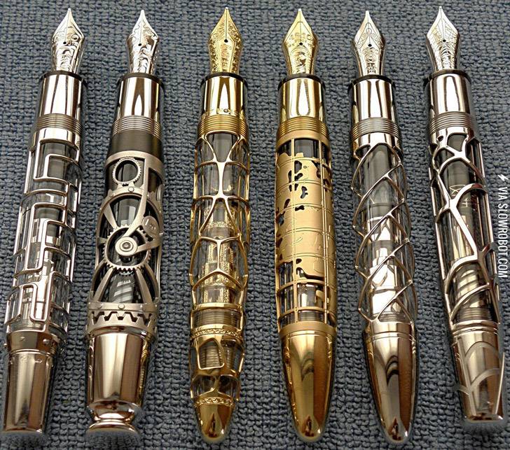 Steampunk+pens.