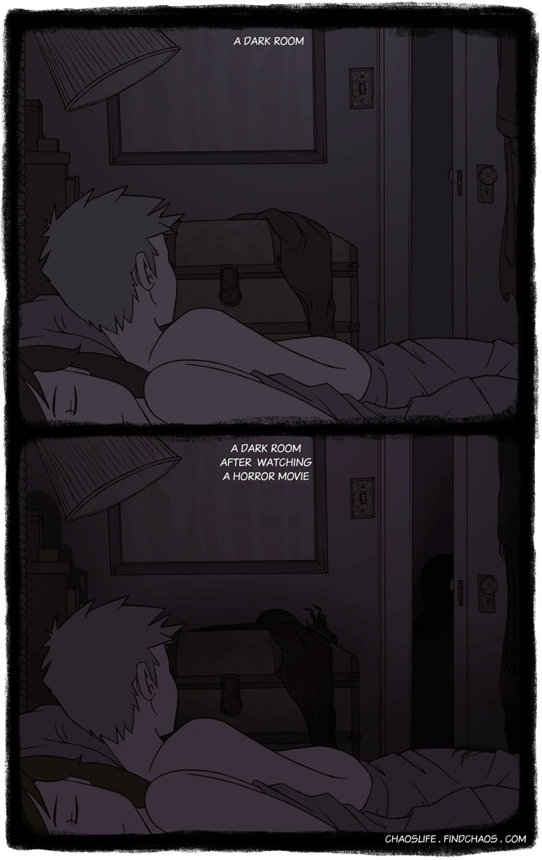 A+Dark+Room+After+Watching+a+Horror+Movie