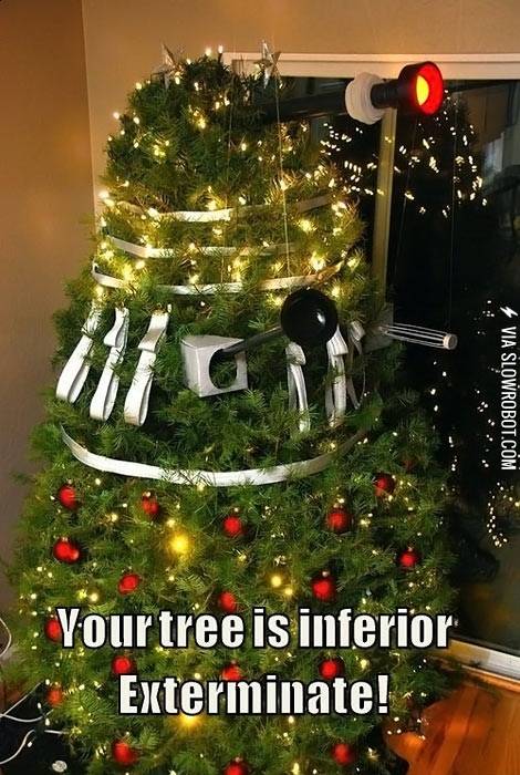 Christmas+tree+Dalek.