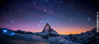 The+Stars+Over+the+Matterhorn+in+Switzerland