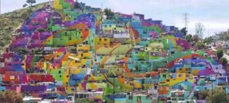 Entire+neighborhood+used+to+make+a+mural+in+Mexico