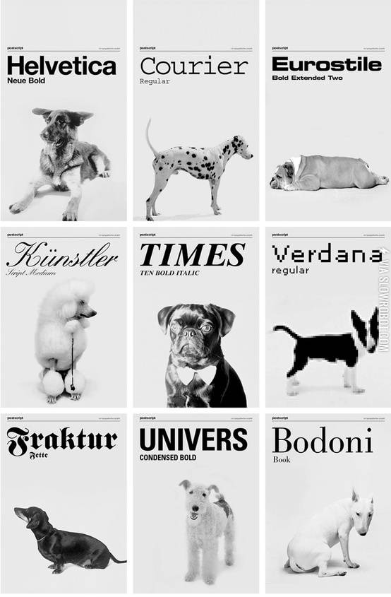 Dogs+as+type.