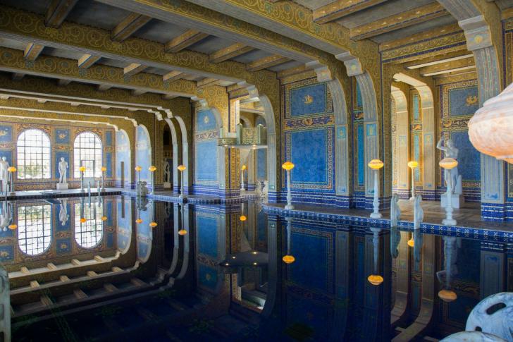 The+indoor+pool+at+Hearst+Castle