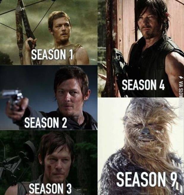 How+Daryl+becomes+Chewbacca.
