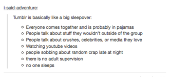 Sleepovers