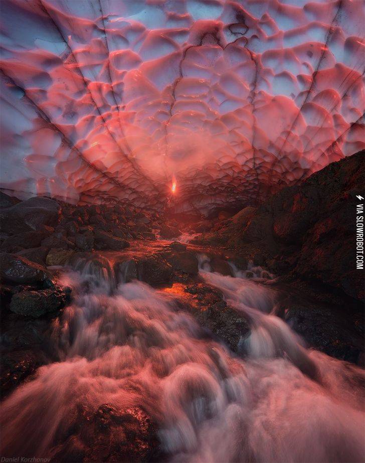 Inside+an+ice+cave+under+a+volcano+in+Kamchatka.