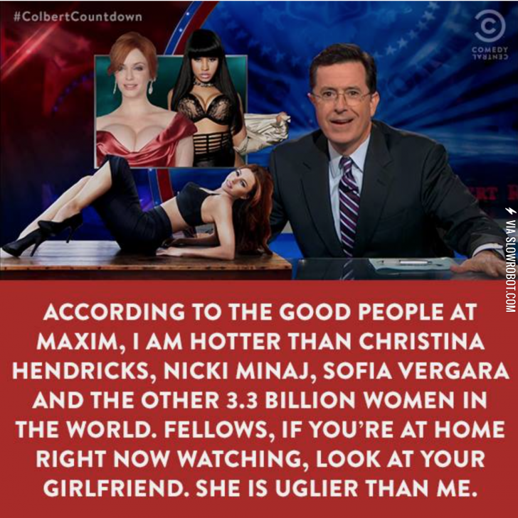 Colbert+is+hot.