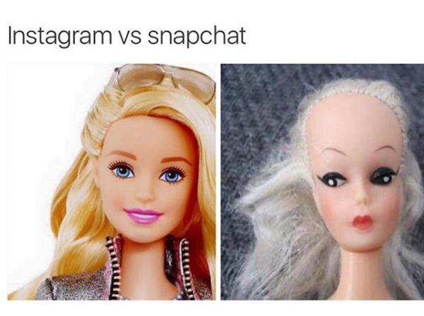 Instagram+vs+snapchat