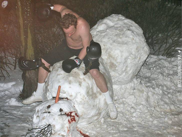 Snowman+vs.+Human.