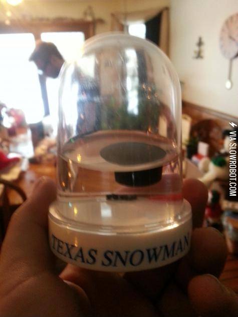 Texas+snowman.