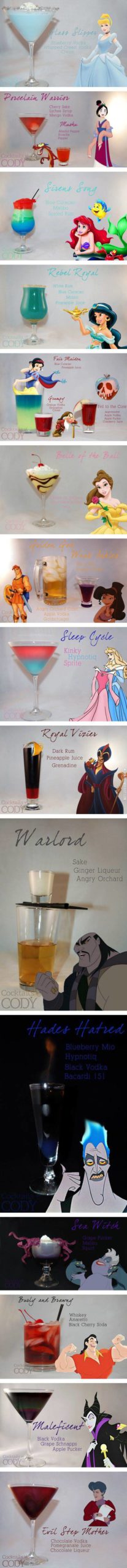 Disney+princess+cocktails.