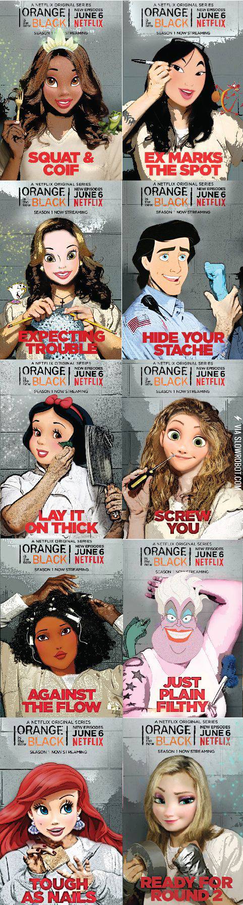 Orange+is+the+New+Black+and+Disney+princess+mash-up.