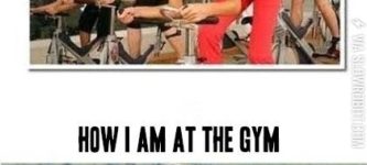 My+friends+at+the+gym+vs.+Me+at+the+gym.